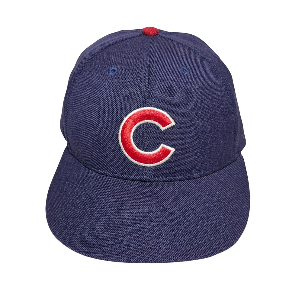 Nike Team Cooperstown Collection Chicago Cubs Hat Navy Blue Wool Strapback Mens